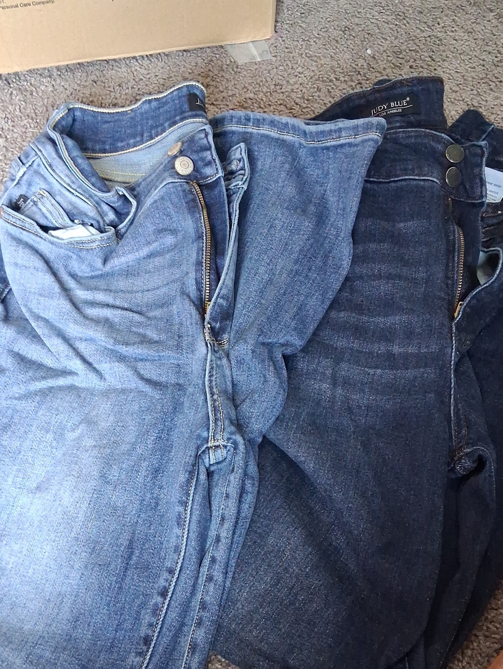 Judy Blue Two-Pair Blue Wash Stretch Denim Jeans